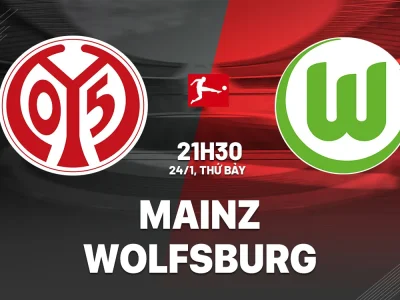 Mainz vs Wolfsburg: Trận cầu sinh tử, ai sẽ thoát khỏi vùng nguy hiểm?