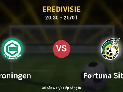 🔴 Trực Tiếp: Groningen 1-2 Fortuna Sittard – Link Xem Eredivisie (Full HD)