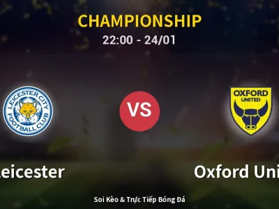 Soi Kèo Leicester vs Oxford United – 22:00 24/01 | Nhận Định, Dự Đoán Tỷ Số