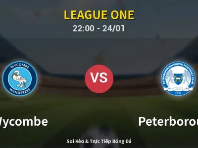 Soi Kèo Wycombe vs Peterborough – 22:00 24/01 | Nhận Định, Dự Đoán Tỷ Số