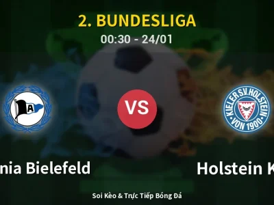 Kết Quả: Arminia Bielefeld 2-2 Holstein Kiel – Highlight & Bàn Thắng | 2. Bundesliga