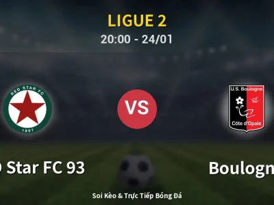 Soi Kèo RED Star FC 93 vs Boulogne – 20:00 24/01 | Nhận Định, Dự Đoán Tỷ Số