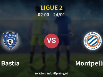Kết Quả: Bastia 0-2 Montpellier – Highlight & Bàn Thắng | Ligue 2