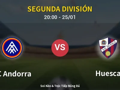 🔴 Trực Tiếp: FC Andorra 1-1 Huesca – Link Xem Segunda División (Full HD)