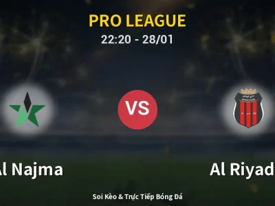 Soi Kèo Al Najma vs Al Riyadh – 22:20 28/01 | Nhận Định, Dự Đoán Tỷ Số