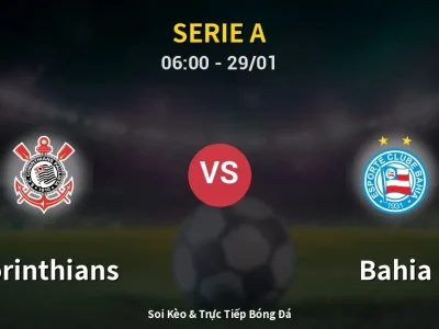 Kết Quả: Corinthians 1-2 Bahia – Highlight & Bàn Thắng | Serie A