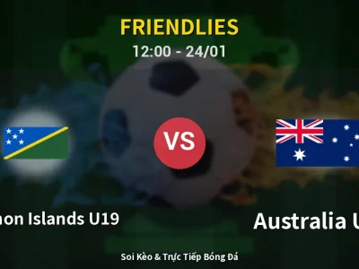 Kết Quả: Solomon Islands U19 1-3 Australia U17 – Highlight & Bàn Thắng | Friendlies