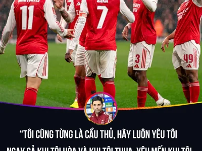Arteta Lên Tiếng: ‘Hãy Yêu Thương Cầu Thủ Arsenal Khi Họ Thua’ – Thông Điệp Xúc Động Trước Derby Nóng