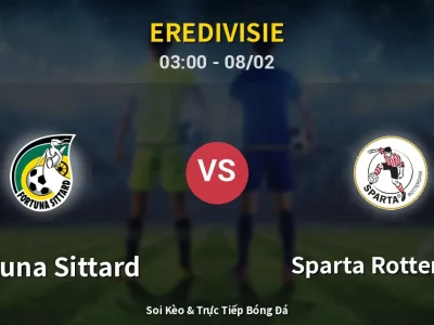 Kết Quả: Fortuna Sittard 2-2 Sparta Rotterdam – Highlight & Bàn Thắng | Eredivisie