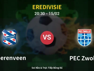 Kết Quả: Heerenveen 4-2 PEC Zwolle – Highlight & Bàn Thắng | Eredivisie