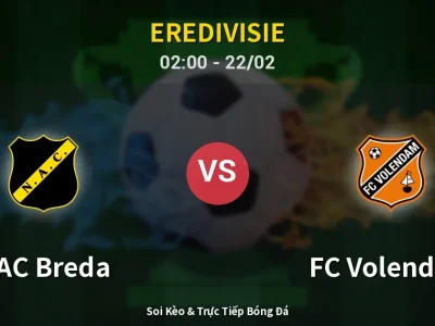 Kết Quả: NAC Breda 1-0 FC Volendam – Highlight & Bàn Thắng | Eredivisie