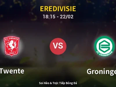 🔴 Trực Tiếp: Twente 1-1 Groningen – Link Xem Eredivisie (Full HD)