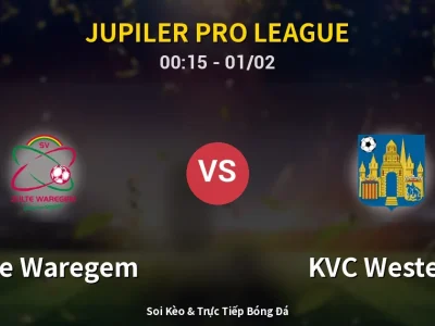 Kết Quả: Zulte Waregem 0-1 KVC Westerlo – Highlight & Bàn Thắng | Jupiler Pro League