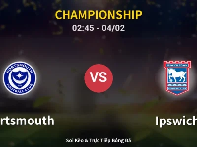 Soi Kèo Portsmouth vs Ipswich – 02:45 04/02 | Nhận Định, Dự Đoán Tỷ Số