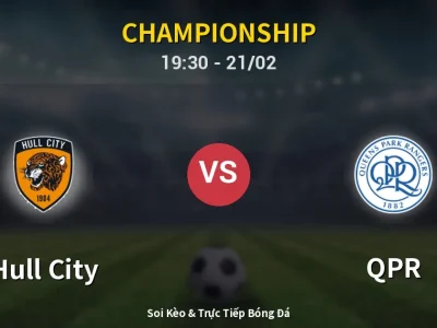 Kết Quả: Hull City 1-3 QPR – Highlight & Bàn Thắng | Championship