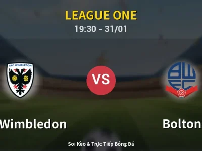 Kết Quả: AFC Wimbledon 0-1 Bolton – Highlight & Bàn Thắng | League One