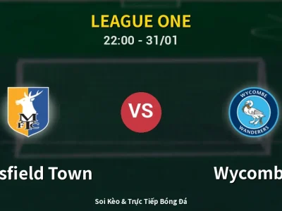 Soi Kèo Mansfield Town vs Wycombe – 22:00 31/01 | Nhận Định, Dự Đoán Tỷ Số