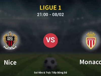 🔴 Trực Tiếp: Nice 0-0 Monaco – Link Xem Ligue 1 (Full HD)