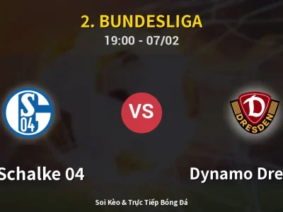 🔴 Trực Tiếp: FC Schalke 04 2-2 Dynamo Dresden – Link Xem 2. Bundesliga (Full HD)