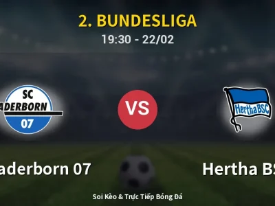 Soi Kèo SC Paderborn 07 vs Hertha BSC – 19:30 22/02 | Nhận Định, Dự Đoán Tỷ Số