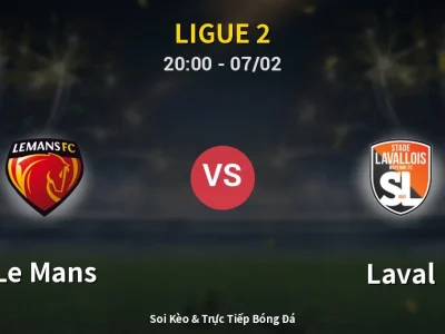🔴 Trực Tiếp: Le Mans 0-0 Laval – Link Xem Ligue 2 (Full HD)