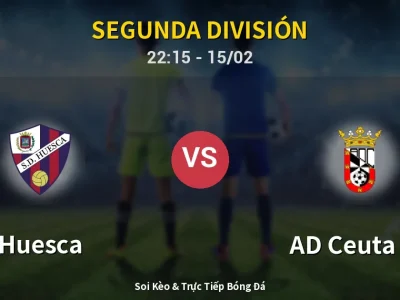 🔴 Trực Tiếp: Huesca 0-0 AD Ceuta FC – Link Xem Segunda División (Full HD)