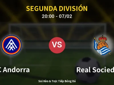 🔴 Trực Tiếp: FC Andorra 1-1 Real Sociedad II – Link Xem Segunda División (Full HD)