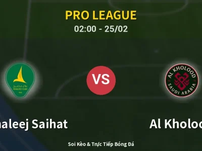 Kết Quả: Al Khaleej Saihat 2-3 Al Kholood – Highlight & Bàn Thắng | Pro League