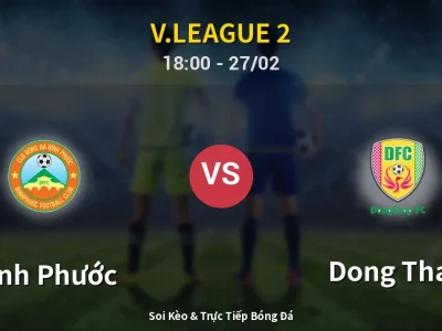 Kết Quả: Bình Phước 5-1 Dong Thap – Highlight & Bàn Thắng | V.League 2