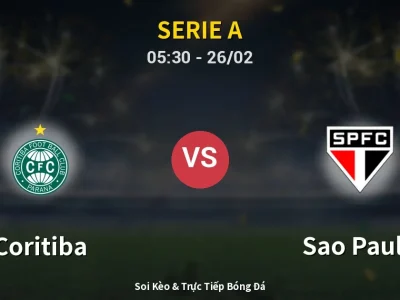 Kết Quả: Coritiba 0-1 Sao Paulo – Highlight & Bàn Thắng | Serie A