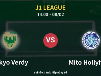 Kết Quả: Tokyo Verdy 3-1 Mito Hollyhock – Highlight & Bàn Thắng | J1 League