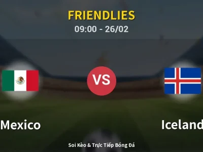 Kết Quả: Mexico 4-0 Iceland – Highlight & Bàn Thắng | Friendlies