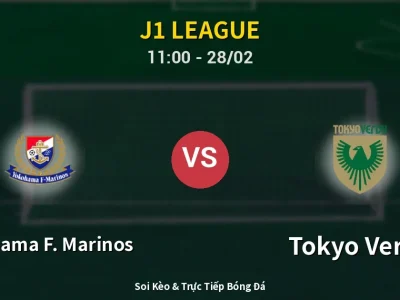 Kết Quả: Yokohama F. Marinos 3-2 Tokyo Verdy – Highlight & Bàn Thắng | J1 League
