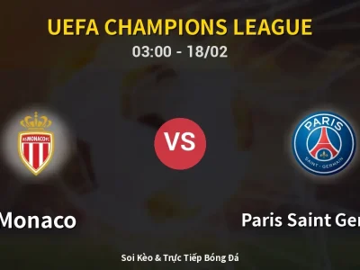 Kết Quả: Monaco 2-3 Paris Saint Germain – Highlight & Bàn Thắng | UEFA Champions League
