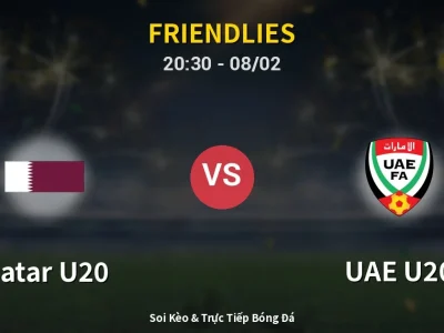 Soi Kèo Qatar U20 vs UAE U20 – 20:30 08/02 | Nhận Định, Dự Đoán Tỷ Số