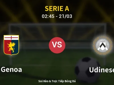 Kết Quả: Genoa 0-2 Udinese – Highlight & Bàn Thắng | Serie A