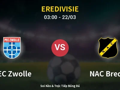 Kết Quả: PEC Zwolle 2-1 NAC Breda – Highlight & Bàn Thắng | Eredivisie