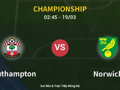 Kết Quả: Southampton 1-0 Norwich – Highlight & Bàn Thắng | Championship