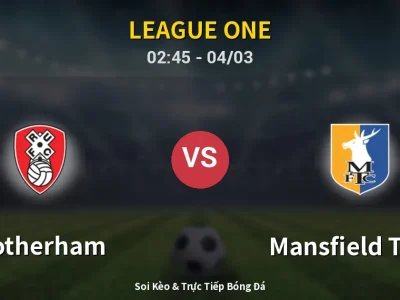 Kết Quả: Rotherham 0-0 Mansfield Town – Highlight & Bàn Thắng | League One