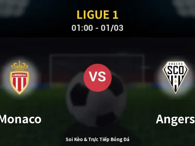 Kết Quả: Monaco 2-0 Angers – Highlight & Bàn Thắng | Ligue 1