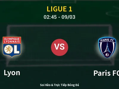 Kết Quả: Lyon 1-1 Paris FC – Highlight & Bàn Thắng | Ligue 1
