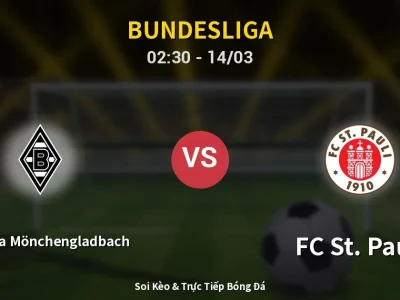 Kết Quả: Borussia Mönchengladbach 2-0 FC St. Pauli – Highlight & Bàn Thắng | Bundesliga