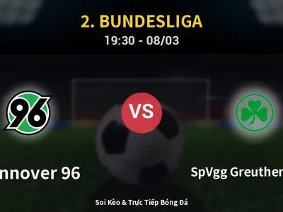 🔴 Trực Tiếp: Hannover 96 1-2 SpVgg Greuther Fürth – Link Xem 2. Bundesliga (Full HD)