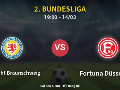 Kết Quả: Eintracht Braunschweig 1-0 Fortuna Düsseldorf – Highlight & Bàn Thắng | 2. Bundesliga