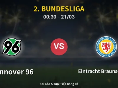 🔴 Trực Tiếp: Hannover 96 1-0 Eintracht Braunschweig – Link Xem 2. Bundesliga (Full HD)