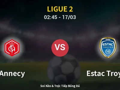 Kết Quả: Annecy 1-2 Estac Troyes – Highlight & Bàn Thắng | Ligue 2