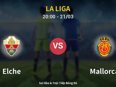 🔴 Trực Tiếp: Elche 0-0 Mallorca – Link Xem La Liga (Full HD)