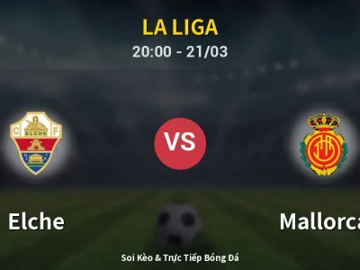 Soi Kèo Elche vs Mallorca – 20:00 21/03 | Nhận Định, Dự Đoán Tỷ Số