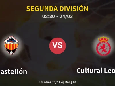 Kết Quả: Castellón 1-1 Cultural Leonesa – Highlight & Bàn Thắng | Segunda División