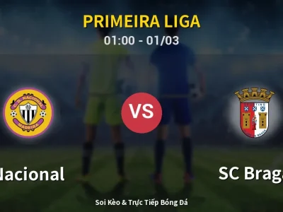 Kết Quả: Nacional 1-2 SC Braga – Highlight & Bàn Thắng | Primeira Liga